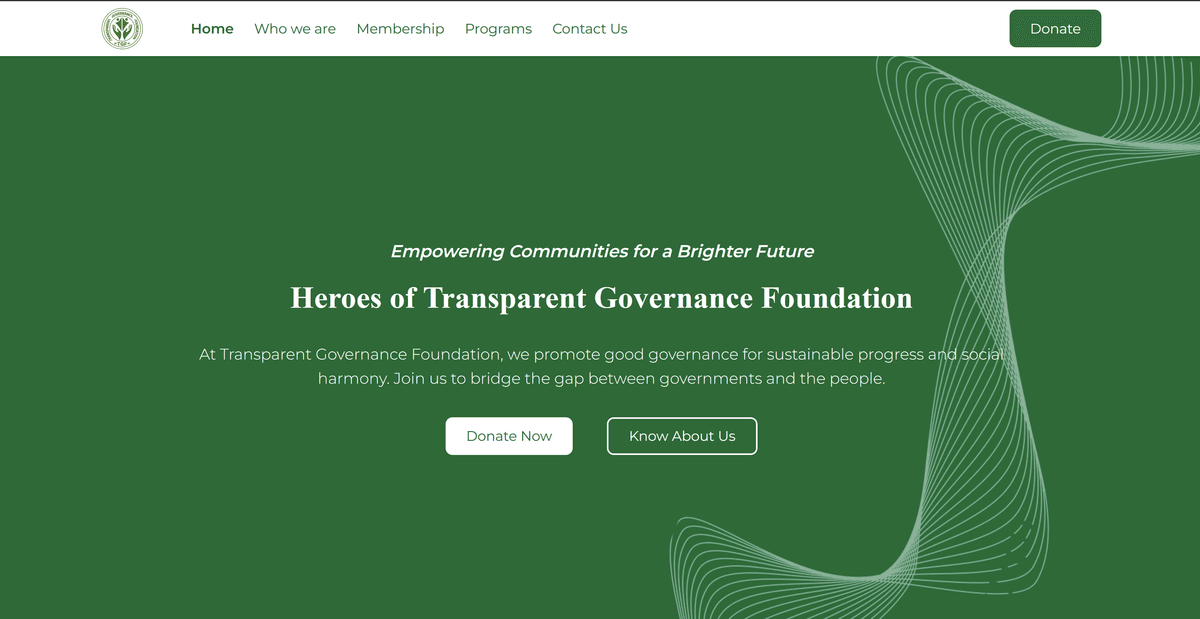 Transparent Governance Foundation